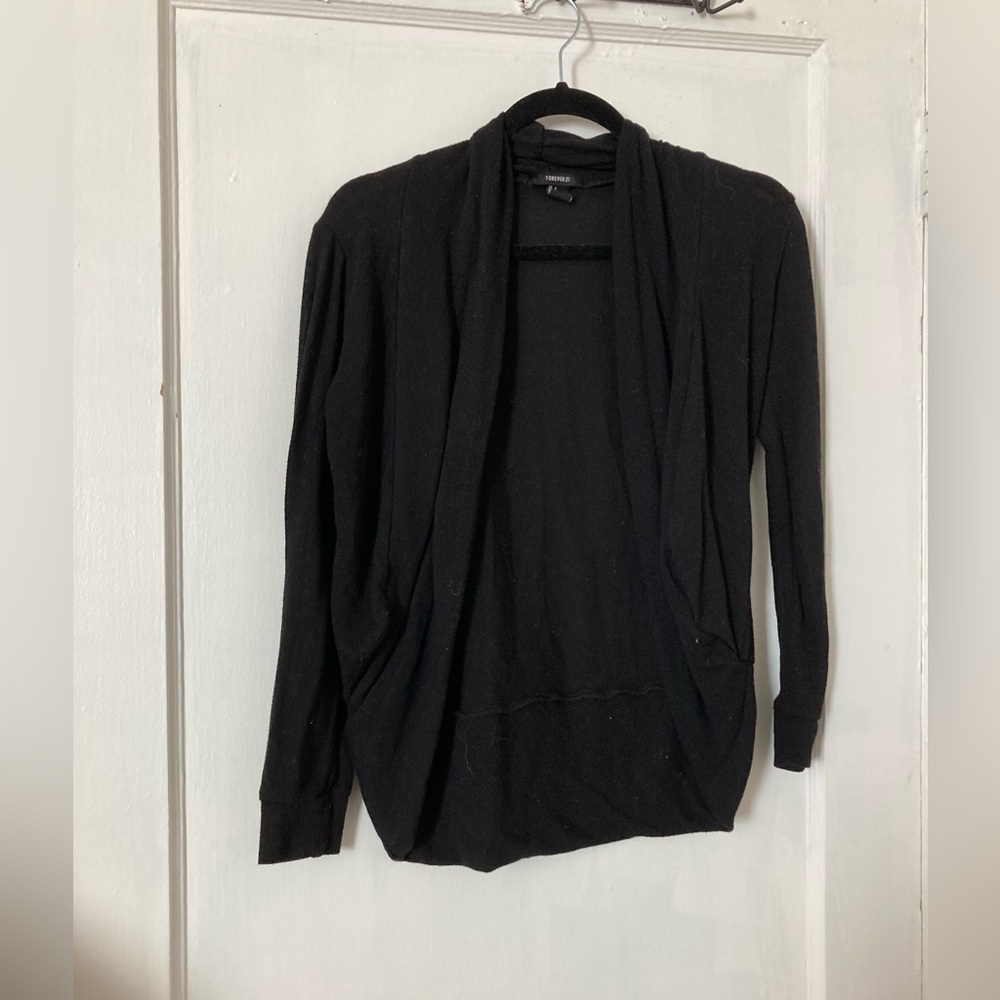black forver 21 sweater